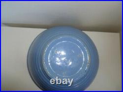 Vintage Bauer Pottery #9 Ring Ware Inside Rings Delph Blue Mixing/Nesting Bowl