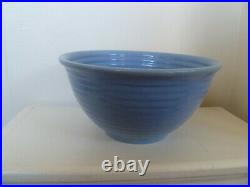 Vintage Bauer Pottery #9 Ring Ware Inside Rings Delph Blue Mixing/Nesting Bowl