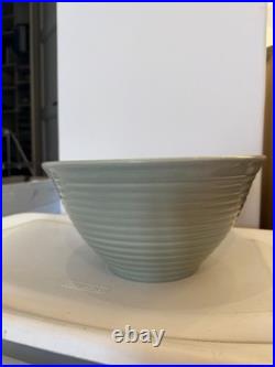 Vintage Bauer Pottery Mixing Bowls Set of 5 2000s Era Sage Green