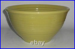 Vintage Bauer Pottery Ring Ware Chartreuse #12 Mixing Bowl