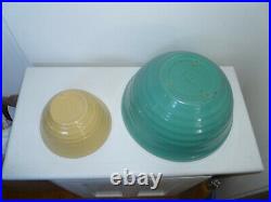 Vintage Bauer Pottery Ring Ware Mixing/Nesting Bowl#12,18,24,30