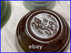 Vintage Bauer Pottery Ringware Nesting Bowl (4pc)