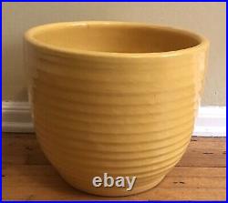 Vintage Bauer Pottery Ringware Yellow Planter Vase Pot Art Deco 10.5 x 12.5(2)