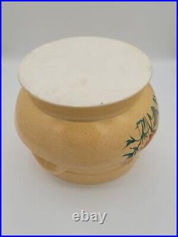 Vintage Bean Pot, Plate & Ladle, Arners Ceramics, Collectible Pottery, Floral