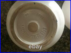 Vintage Bennington Potters VT 1891 dg Covered Crock Gallon Capacity Satin White