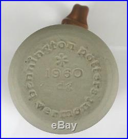 Vintage Bennington Potters Vermont 1879 Batter Bowl and 8 Stackable 1960 Cups