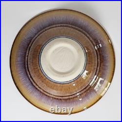 Vintage Bill Campbell Studio Pottery Handmade Drip Glaze Ceramic Bowls Set of 2 Vintage Bill Campbell Studio Pottery Handmade Drip Glaze Ceramic Bowls Set of 2