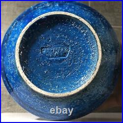 Vintage Bitossi Italian Pottery Italy Ceramic Footed Bowl