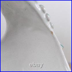 Vintage Bjorn Wiinblad Art Pottery Bird Bowl Yellow Flowers 16 Long Denmark MCM