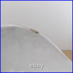 Vintage Bjorn Wiinblad Art Pottery Bird Bowl Yellow Flowers 16 Long Denmark MCM