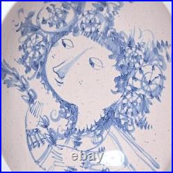 Vintage Bjorn Wiinblad Danish Studio Art Pottery Small Bowl, Signed & Dated 1953