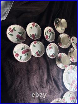 Vintage Blue Ridge Southern Potteries APPLES Set 27 Of Miscellaneous