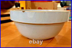 Vintage Blue Shoulder Bowl 12 D x 5 H Stoneware Pottery Vintage Blue Shoulder Bowl 12 D x 5 H Stoneware Pottery