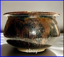 Vintage Boho Studio Pottery Stoneware Bowl 3x5.5