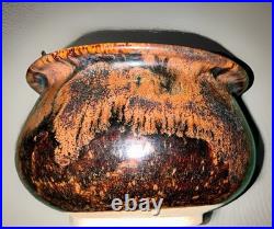 Vintage Boho Studio Pottery Stoneware Bowl 3x5.5