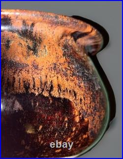 Vintage Boho Studio Pottery Stoneware Bowl 3x5.5