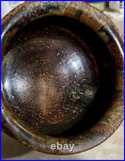 Vintage Boho Studio Pottery Stoneware Bowl 3x5.5