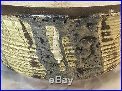 Vintage Brutalist Edna Arnow Chicago Studio Pottery 10.5 Lidded Casserole Bowl