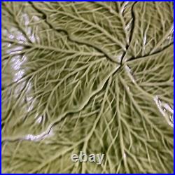 Vintage CAILF. USA Pottery Cabbage 13 In Bowl With 4-6 In Matching Bowls