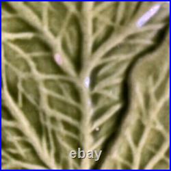 Vintage CAILF. USA Pottery Cabbage 13 In Bowl With 4-6 In Matching Bowls