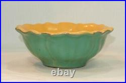 Vintage CALIFORNIA FAIENCE Pottery Two Tone Bowl