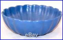 Vintage Catalina Island Pottery Blue Bowl 2.5 H x 7.5 R