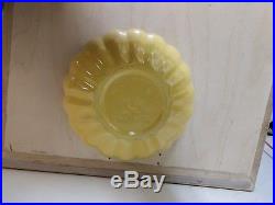 Vintage Catalina Island Pottery Large Yellow Bowl Bottom Marked No Damage