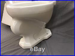 Vintage Ceramic White Kohler Complete Toilet Wall Mount Tank Lid Bowl 573-17E