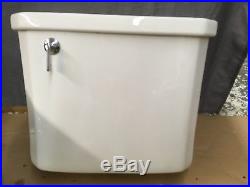 Vintage Ceramic White Kohler Complete Toilet Wall Mount Tank Lid Bowl 642-17E