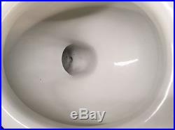 Vintage Ceramic White Standard Complete Toilet Wall Mount Tank Lid Bowl 574-17E