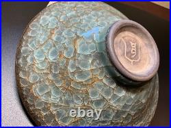 Vintage Chinese Song Dynasty Inspired Jian-Zhan/Tenmoku Ice Crackle Glaze Bowl