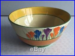 Vintage Collectable Clarice Cliff Crocus Bizarre Bowl