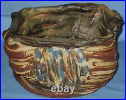 Vintage Contemporary Style Stoneware Pottery Bowl Kurt Wild River Falls Wis'70