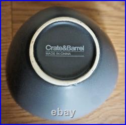 Vintage Crate And Barrel Ceramic Nesting Bowls Set Of 5 Rare