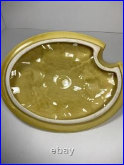 Vintage DeForest of California Soup Tureen Full Set Yellow Ivy Motif Mid Century