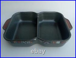 Vintage Denby-Langley Marrakesh Rectangular Divided Vegetable Bowl