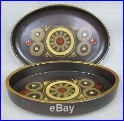 Vintage Denby studio pottery Arabasque Dinner Service / Set. Plates cups bowls
