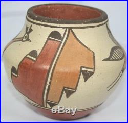 Vintage Elizabeth Medina Zia Pueblo Native American Southwest Pottery Pot Bowl
