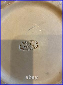 Vintage Elsa Peretti for TIFFANY Terracotta Thumbprint Bowl 10Medium Italy READ