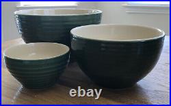 Vintage Emile Henry Le Potier Bowl Set