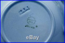 Vintage English Wedgwood Queensware Cream on Lavender Set 12 Coupe Cereal Bowls
