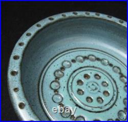 Vintage Eric Juckert Australian Pottery Bowl Signed Impressed Bitossi Style