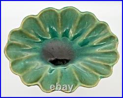 Vintage Estate Majolica Elephant Compote Centerpiece Bowl