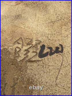 Vintage Estate Majolica Elephant Compote Centerpiece Bowl