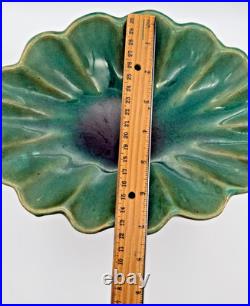 Vintage Estate Majolica Elephant Compote Centerpiece Bowl