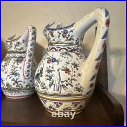 Vintage Estrela de Conimbriga Portugal Hand Painted Large Tureen 43 SEC XVII IB