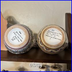 Vintage Estrela de Conimbriga Portugal Hand Painted Large Tureen 43 SEC XVII IB