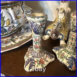 Vintage Estrela de Conimbriga Portugal Hand Painted Large Tureen 43 SEC XVII IB