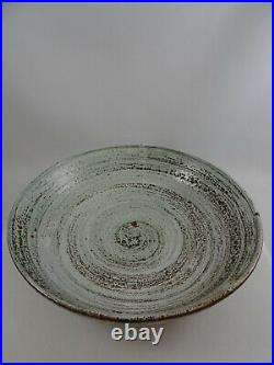 Vintage Fabulous Tessa Kidick Pottery Large Bowl Canadian Art Pottery