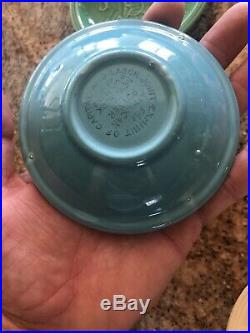 Vintage Fiesta 1940 NY World's Fair American Potter TURQUOISE Rare All 5 Colors